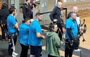 L'équipe des archers en nombre pour soutenir les leurs au CD29 individuel