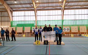 Trophée des mixtes 2026 / Podium double mixte arc à poulies