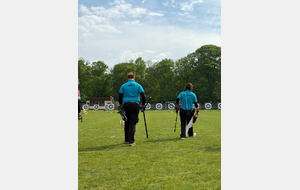 Les archers sur le pas de tir