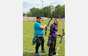 Les archers sur le pas de tir