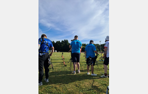 Les archers sur le pas de tir du CD29 TAE national