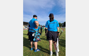 Les archers sur le pas de tir du CD29 TAE national