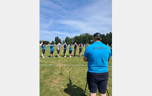 Les archers sur le pas de tir du CD29 TAE national